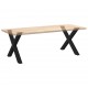 Sonata H Крака за маса за хранене с форма на X 2 бр. черни 90x(72-73) cm Sonata H Крака за маса за хранене с форма на X 2 бр. черни 90x(72-73) cm