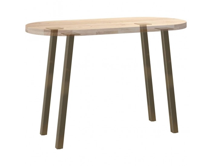 Sonata H Конзолна маса крака 4 бр. естествена стомана 72 cm стомана