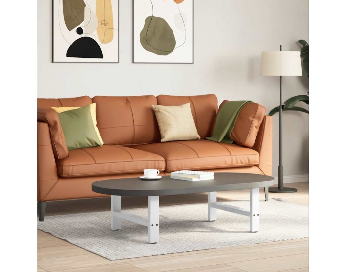 Sonata H Крака за масичка за кафе бели 2 бр. 60x(30-31) см стомана