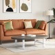 Sonata H Крака за масичка за кафе бели 2 бр. 60x(30-31) см стомана