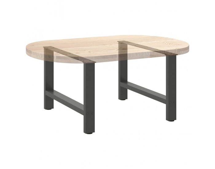 Sonata H Крака за масичка за кафе антрацит 2 бр. 70x(42-43) cm Стомана Sonata H Крака за масичка за кафе антрацит 2 бр. 70x(42-43) cm Стомана