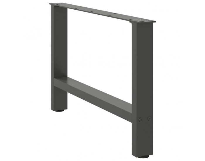 Sonata H Крака за масичка за кафе антрацит 2 бр. 70x(42-43) cm Стомана Sonata H Крака за масичка за кафе антрацит 2 бр. 70x(42-43) cm Стомана