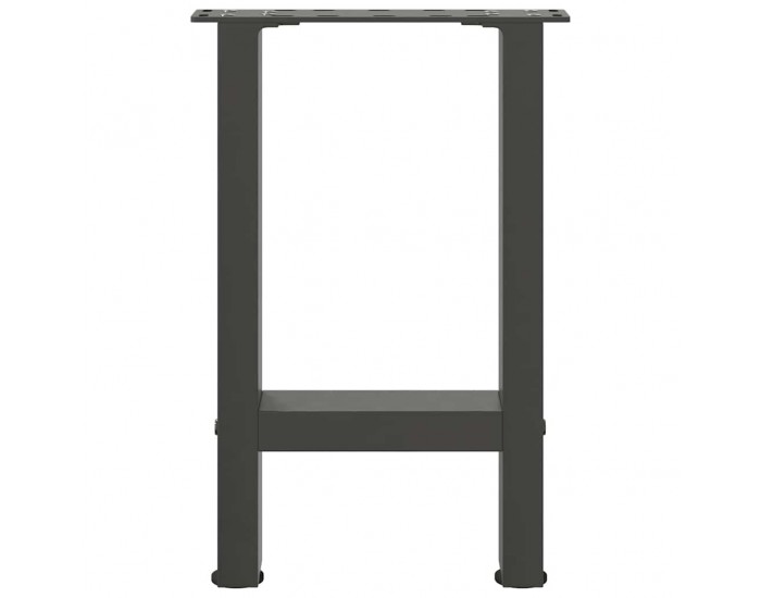 Sonata H Крака за масичка за кафе антрацит 2 бр. 38x(42-43) cm Стомана