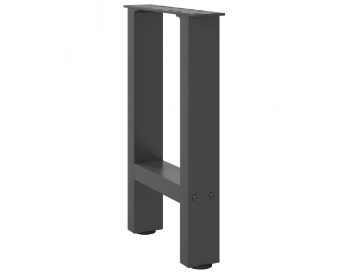 Sonata H Крака за масичка за кафе антрацит 2 бр. 38x(42-43) cm Стомана