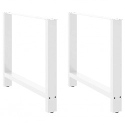Sonata H Крака за трапезна маса бели 2 бр. 90x(72-73) cm стомана - Части за Маси