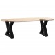 Sonata H Крака за масичка за кафе 2 бр. черни 40x(30-31,3) cm стомана