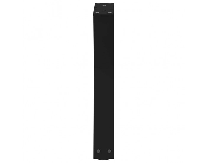 Sonata H Крака за масичка за кафе 2 бр. черни 28x(42-43,3) cm стомана
