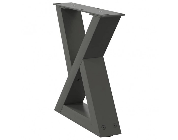 Sonata H Крака за масичка за кафе 2 бр. антрацит 40x(30-31,3) cm стомана Sonata H Крака за масичка за кафе 2 бр. антрацит 40x(30-31,3) cm стомана