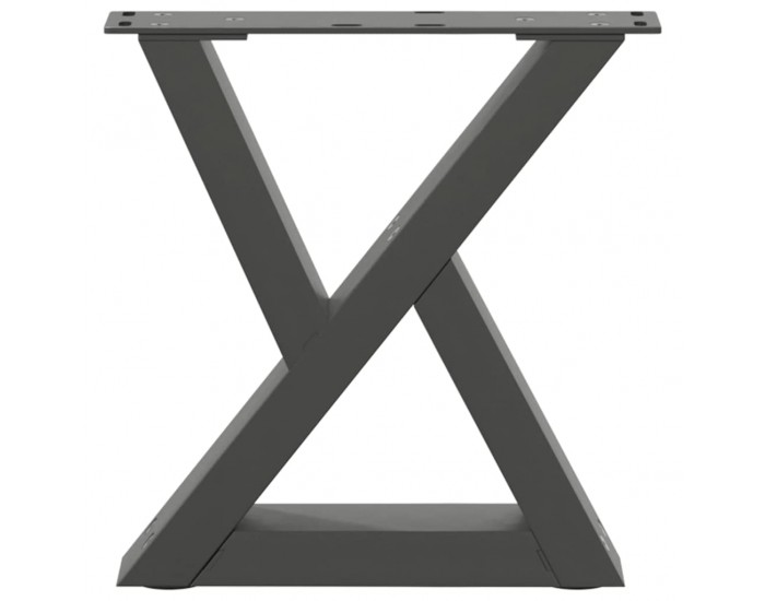 Sonata H Крака за масичка за кафе 2 бр. антрацит 40x(30-31,3) cm стомана Sonata H Крака за масичка за кафе 2 бр. антрацит 40x(30-31,3) cm стомана