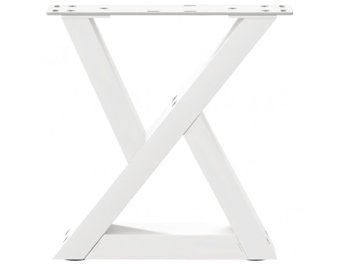 Sonata H Крака за масичка за кафе 2 бр. бели 30x(30-31,3) см стомана