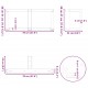 Sonata H Крака за холна маса T-образна 2бр черни 70x25x(30-31)см стомана