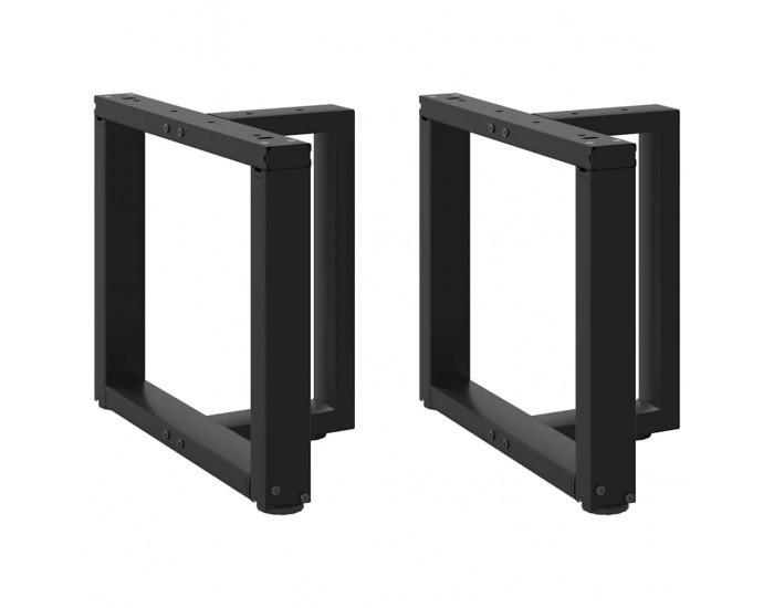 Sonata H Крака за холна маса T-образна 2бр черни 50x25x(42-43)см стомана