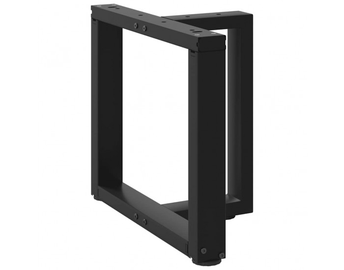 Sonata H Крака за холна маса T-образна 2бр черни 50x25x(42-43)см стомана