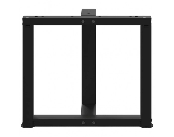 Sonata H Крака за холна маса T-образна 2бр черни 50x25x(42-43)см стомана