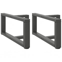 Sonata H Крака за холна маса T-образна 2 бр 60x25x(30-31)см стомана - Части за Маси