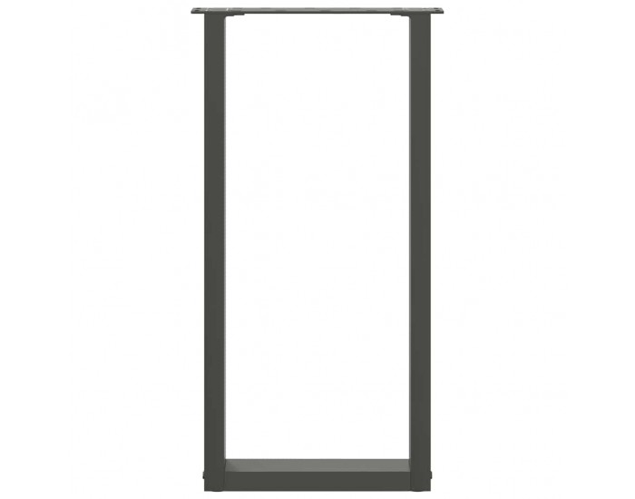 Sonata H Крака за холна маса U-образна 2бр антрацит 28x(72-73)см стомана