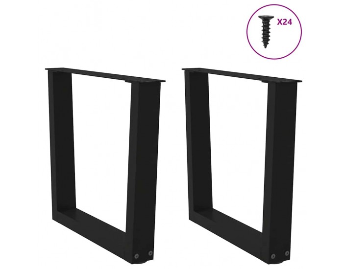 Sonata H Крака за трапезна маса V-образна форма 2 бр. черни