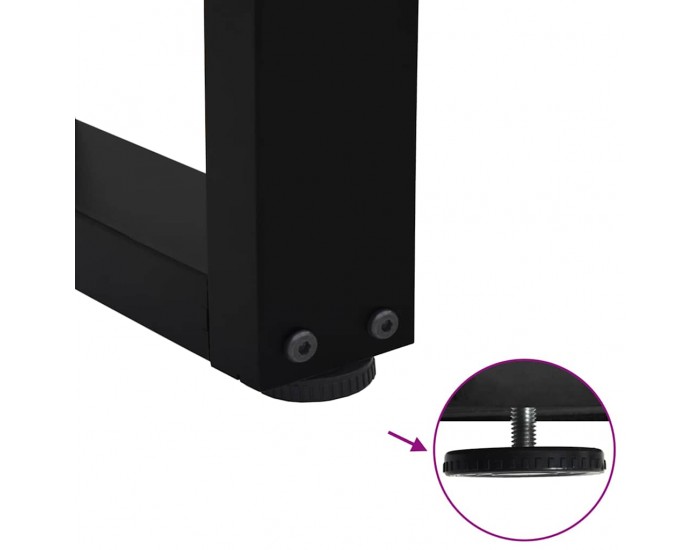 Sonata H Крака за трапезна маса V-образна форма 2 бр. черни