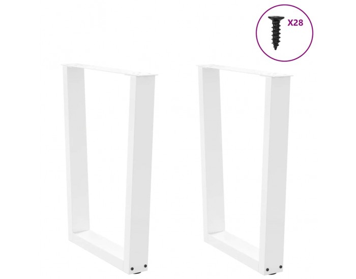 Sonata H Крака за трапезна маса V-образна форма 2 бр. бели