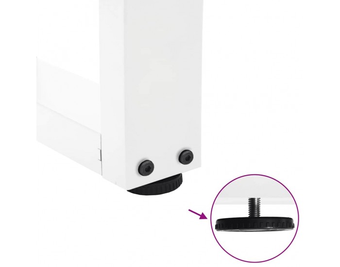 Sonata H Крака за трапезна маса V-образна форма 2 бр. бели