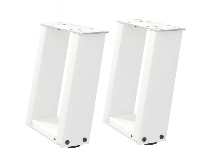 Sonata H Крака за масичка за кафе с U-образна форма 2 бр. бели