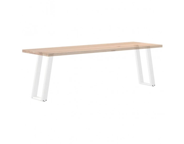 Sonata H Конзолна маса крака U-образни 2 бр. бяла 28x(72-73) cm стомана