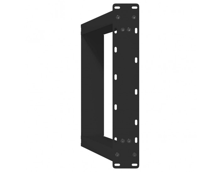 Sonata H Конзолна маса крака U-образни 2 бр. черни 38x(72-73) cm стомана