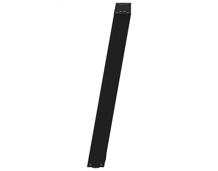 Sonata H Конзолна маса крака U-образни 2 бр. черни 38x(72-73) cm стомана