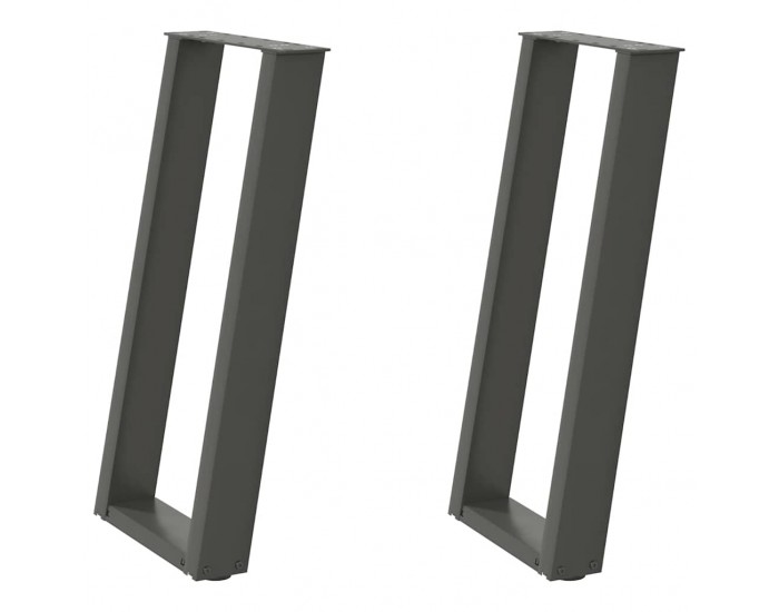 Sonata H Крака за конзолна маса с U-образна форма 2 бр Антрацит