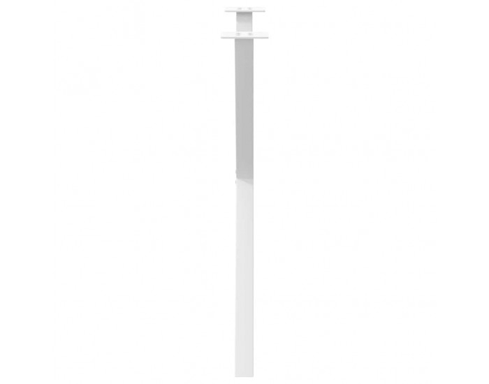 Sonata H Крака за маса за хранене с форма на X 2 бр. бели 70x(72-73) cm