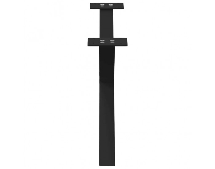 Sonata H Крака за масичка за кафе с форма на X 2 бр. черни 70x(30-31) cm