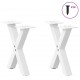 Sonata H Крака за масичка за кафе с форма на буквата X 2бр. 37x(30-31)cm