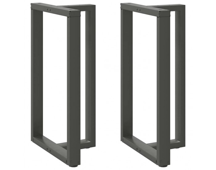 Sonata H Крака за бар маса с форма на тройка 2 бр Антрацит Стомана