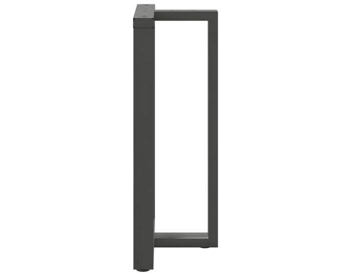 Sonata H Крака за бар маса с форма на тройка 2 бр Антрацит Стомана