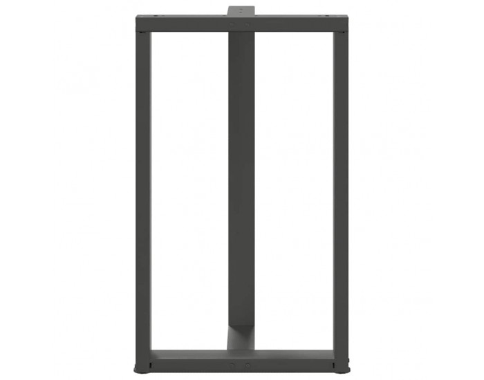 Sonata H Крака за бар маса с форма на тройка 2 бр Антрацит Стомана