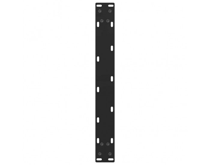 Sonata H Крака за масичка за кафе черни 2 бр. 70x(42-43) cm стомана