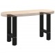 Sonata H Крака за масичка за кафе черни 2 бр. 38x(42-43) cm стомана