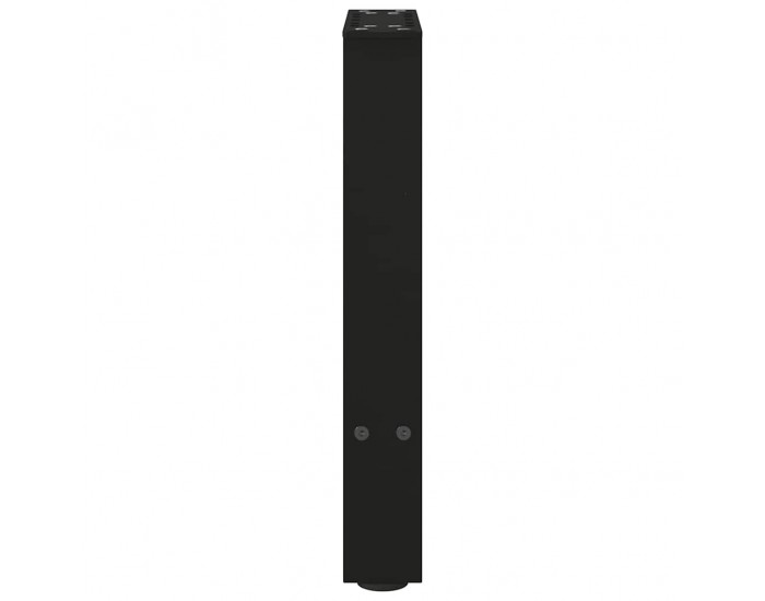 Sonata H Крака за масичка за кафе черни 2 бр. 38x(42-43) cm стомана