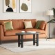 Sonata H Крака за масичка за кафе черни 2 бр. 38x(42-43) cm стомана