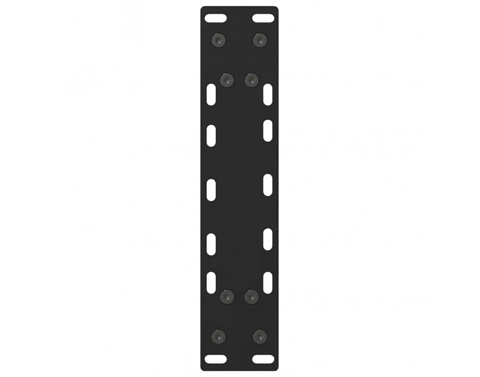 Sonata H Крака за масичка за кафе черни 2 бр. 38x(42-43) cm стомана