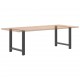 Sonata H Крака за трапезна маса Антрацит 2 бр. 70x(72-73) cm Стомана Sonata H Крака за трапезна маса Антрацит 2 бр. 70x(72-73) cm Стомана