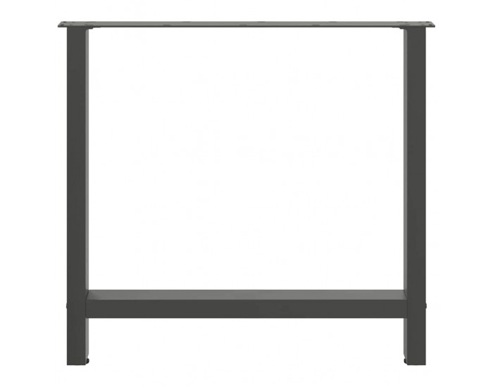 Sonata H Крака за трапезна маса Антрацит 2 бр. 70x(72-73) cm Стомана Sonata H Крака за трапезна маса Антрацит 2 бр. 70x(72-73) cm Стомана