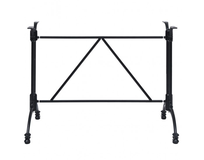 325436 Sonata H Крак за бистро маса черен 93x60x72 cm Алуминиева отливка