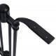 325436 Sonata H Крак за бистро маса черен 93x60x72 cm Алуминиева отливка
