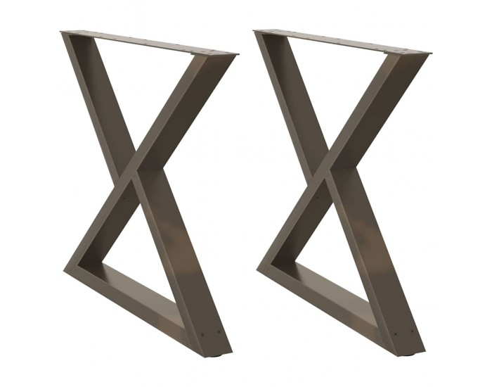 Sonata H Крака за трапезна маса 2 бр. естествена стомана