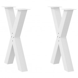 Sonata H Крака за маса за хранене с форма на X 2 бр. 50x(72-73) cm - Части за Маси
