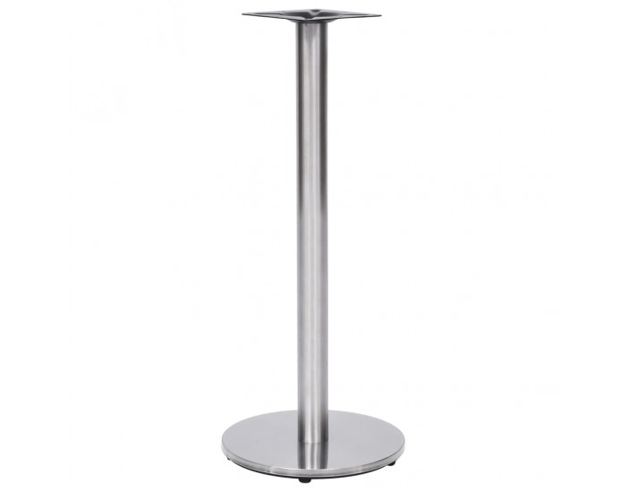 Sonata H Крак за бистро маса, сребрист, Ø45x107 см, неръждаема стомана