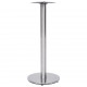 Sonata H Крак за бистро маса, сребрист, Ø45x107 см, неръждаема стомана