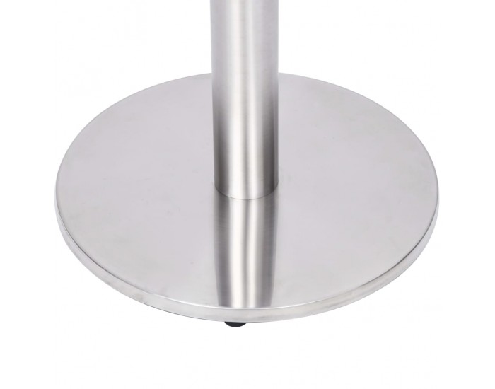 Sonata H Крак за бистро маса, сребрист, Ø45x107 см, неръждаема стомана
