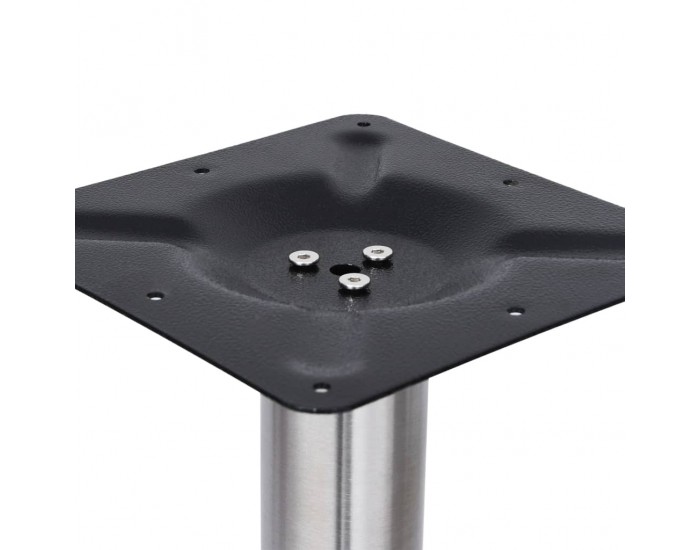 Sonata H Крак за бистро маса, сребрист, Ø45x107 см, неръждаема стомана